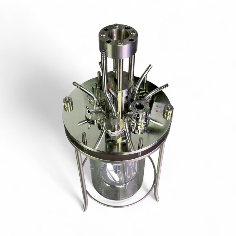 Sartorius Applikon Biotechnology -1/0.5 Barg Bioreactor Vessel Headplate & Stand