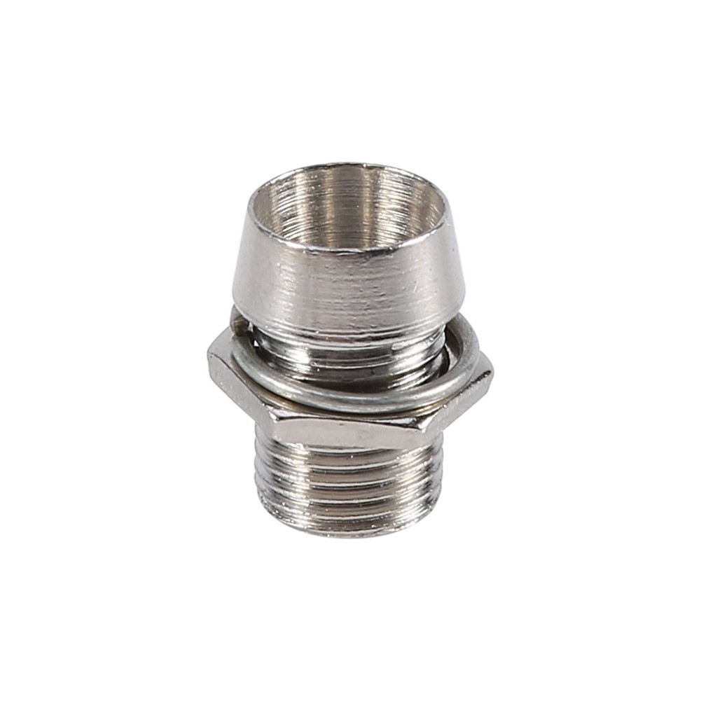 50 Pcs Silver Color 5mm LED Holders Panel Display Thread Mount Size 8mm❀