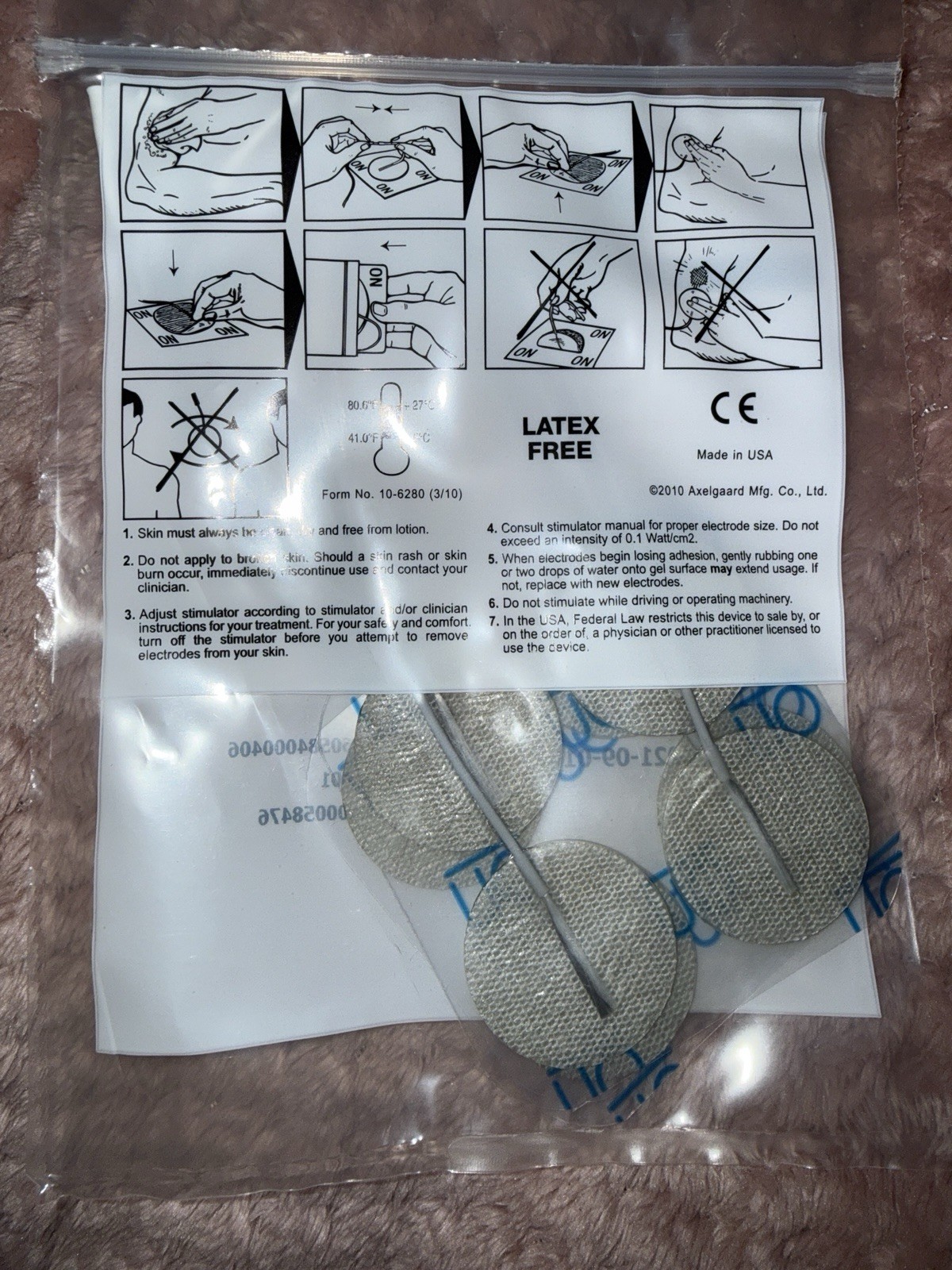 RARE / DISCONTINUED STS Dynatronics QuadraStim Electrodes – Factory Sealed