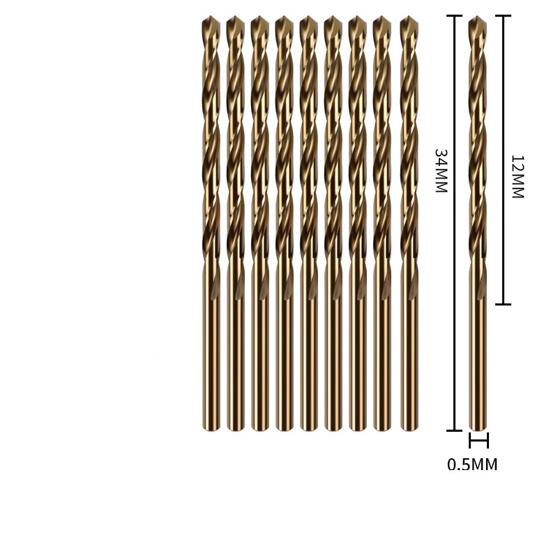 0.5mm – 18mm HSS Blacksmith Drill Bit Metal Reduced Shank Drills Metric Sizes