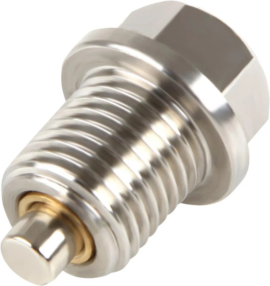 M14 x 1.5 Stainless Steel Magnetic Oil Drain Plug with Neodymium Magnet Fits for