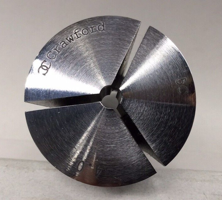 Crawford 0123-R-4.0MM Round Collet 5C 4.0MM 3.28″ OAL