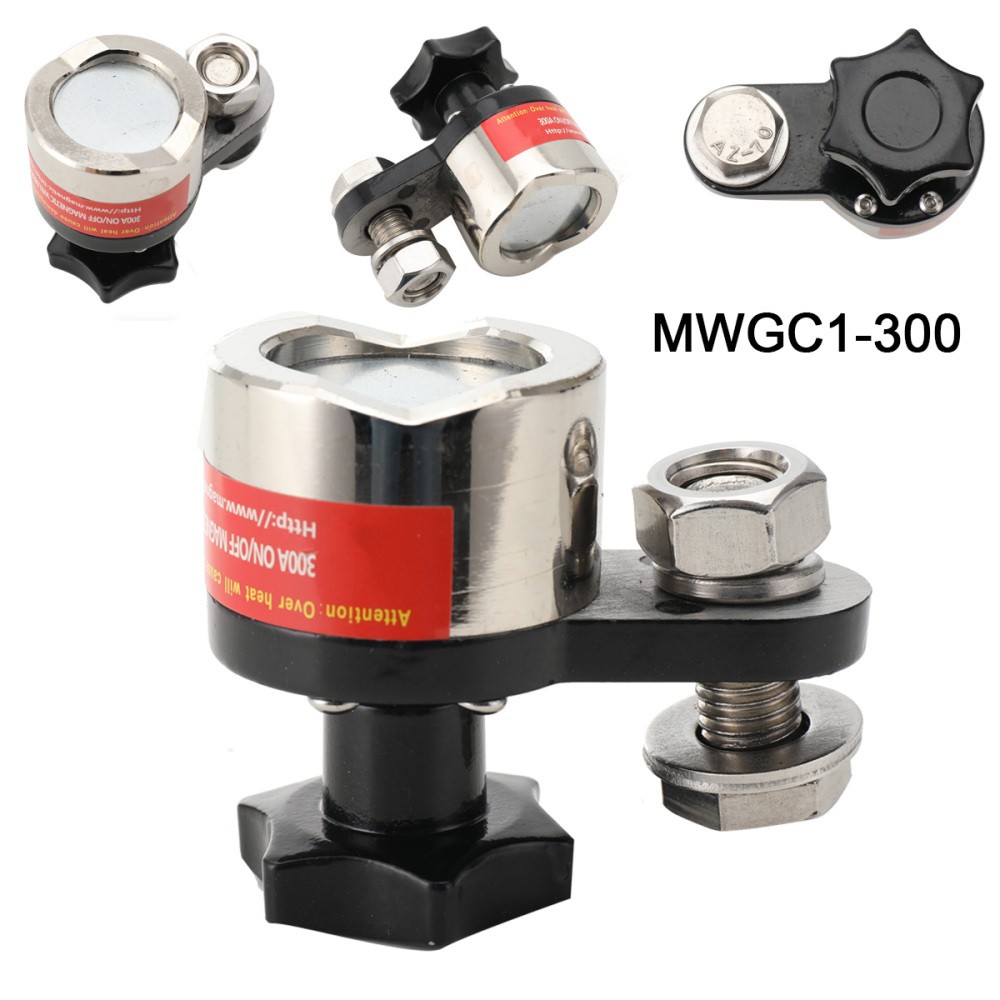 Magnetic Welding Ground Clamp 300A Grounding Magnet Connector Welding Machine