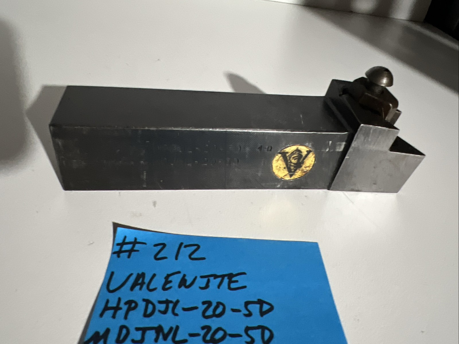 valenite HPDJL-20-5D Indexible Carbide Lathe Toolholder MDJNL 6”OAL 1.25”Shank
