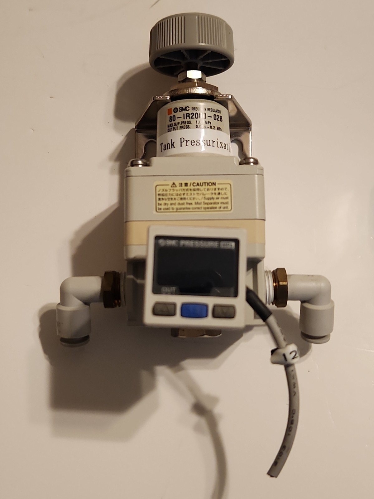 SMC 80-IR2000-02B and ISE30-01-25-M Pressure Sensor & REGULATOR – Free Shipping