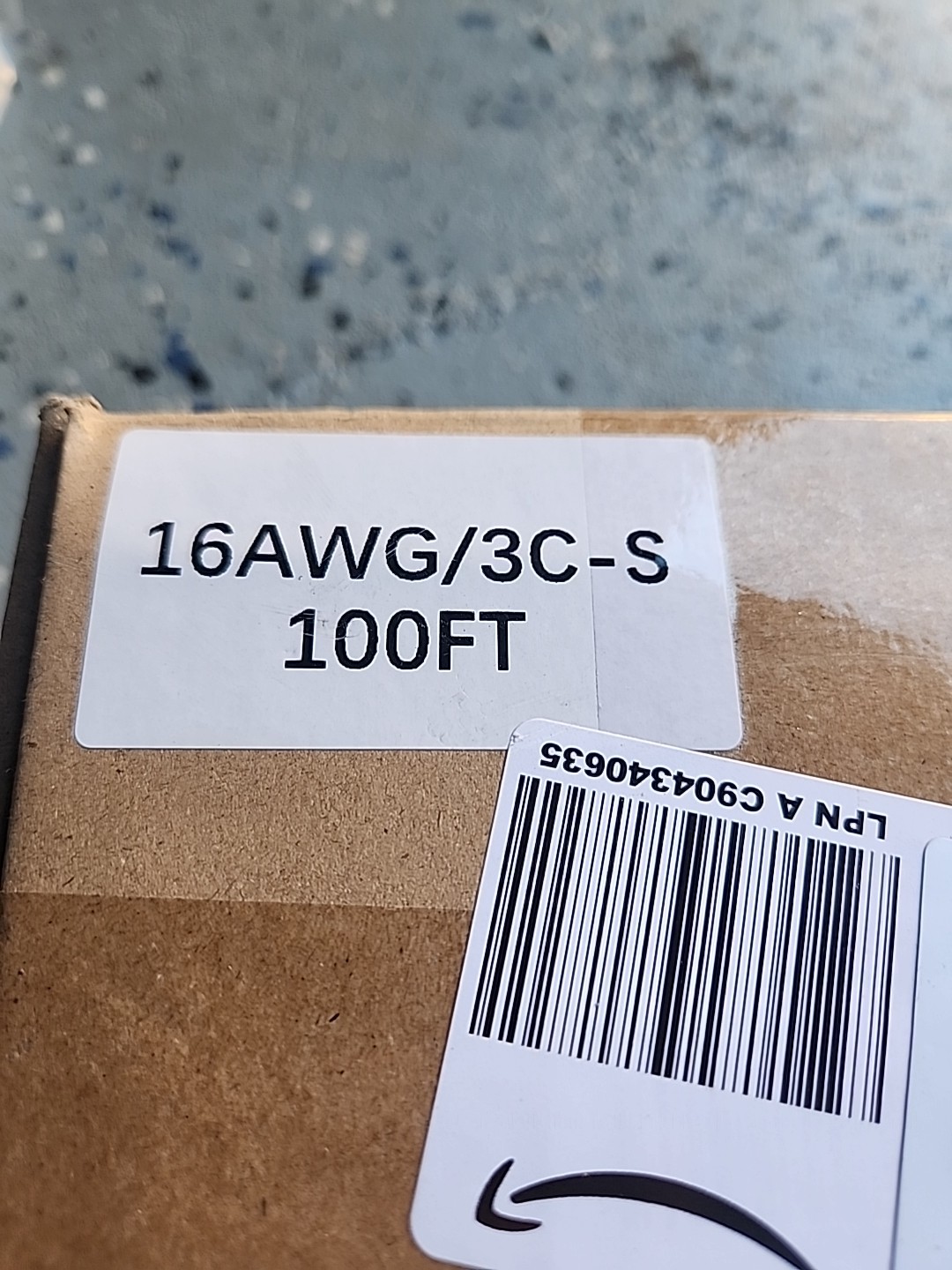 16 Gauge 3C-S Cable Wire 100FT/30.5M With Connectors Fast Free Ship
