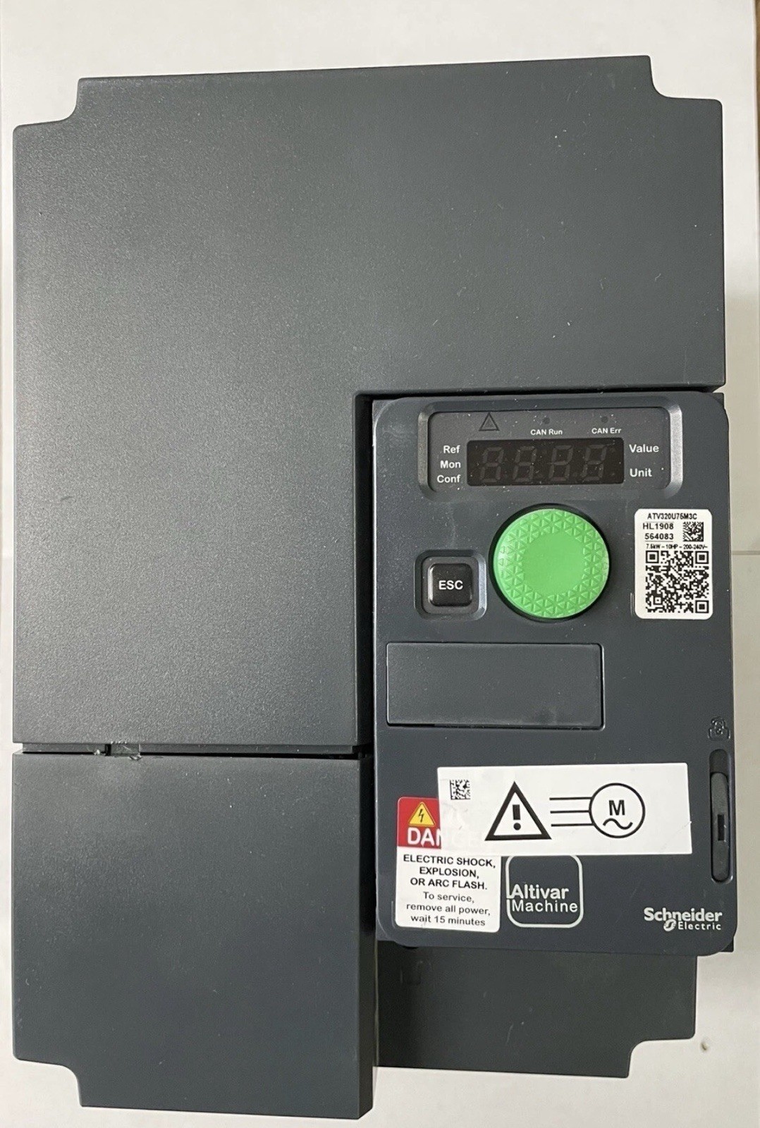 New ATV320U75M3C Schneider Electric Altivar 320 10HP Var. Frequency Drive 7.5kW