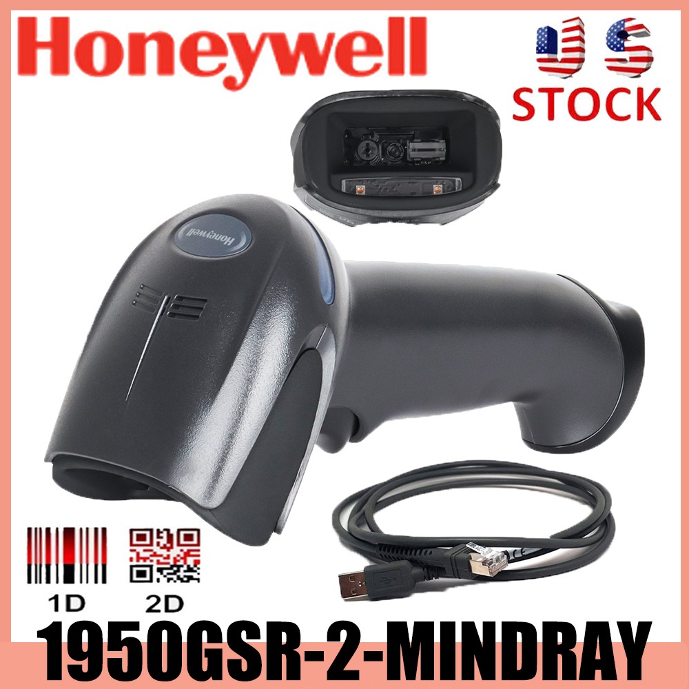 Honeywell 1950GSR-2-MINDRAY Xenon 1D 2D Handheld Barcode Scanner w/ USB Cable US