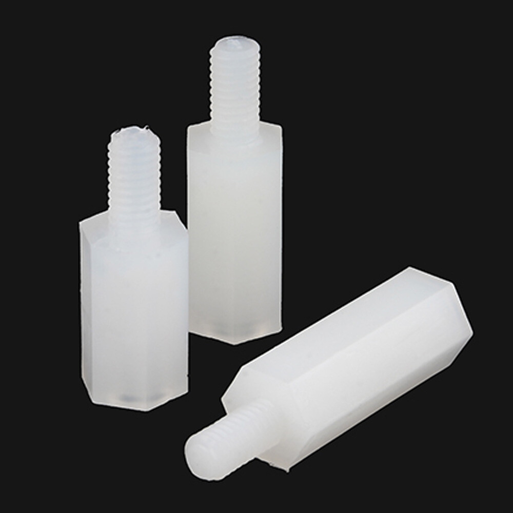 M3 Male-Female Plastic Nylon Hex Column Standoff Support Spacer for PCB Board