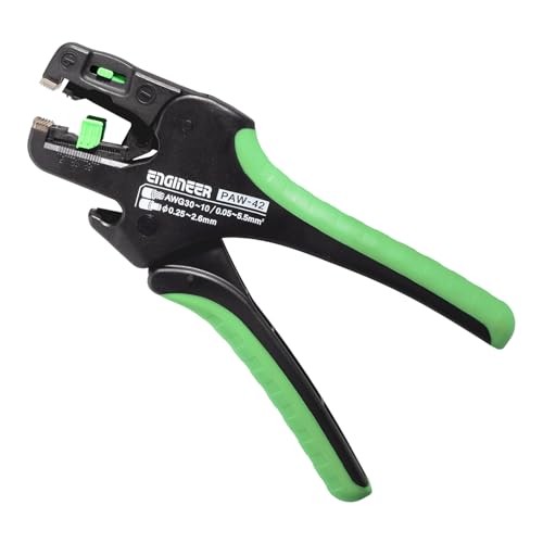 ENGINEER PAW-42 Auto Wire Stripper SF AWG30-10 Cable Cutter Japan New