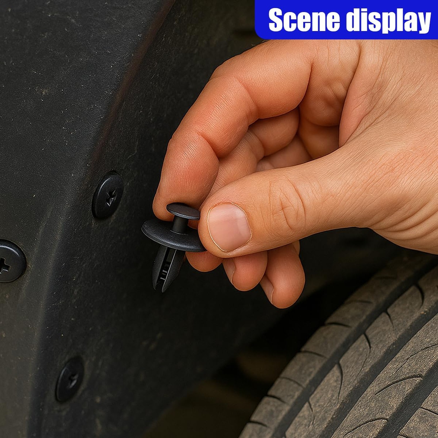 1240PCS Car Push Retainer Clips & Fasteners Kit – 32 Universal Sizes Nylon