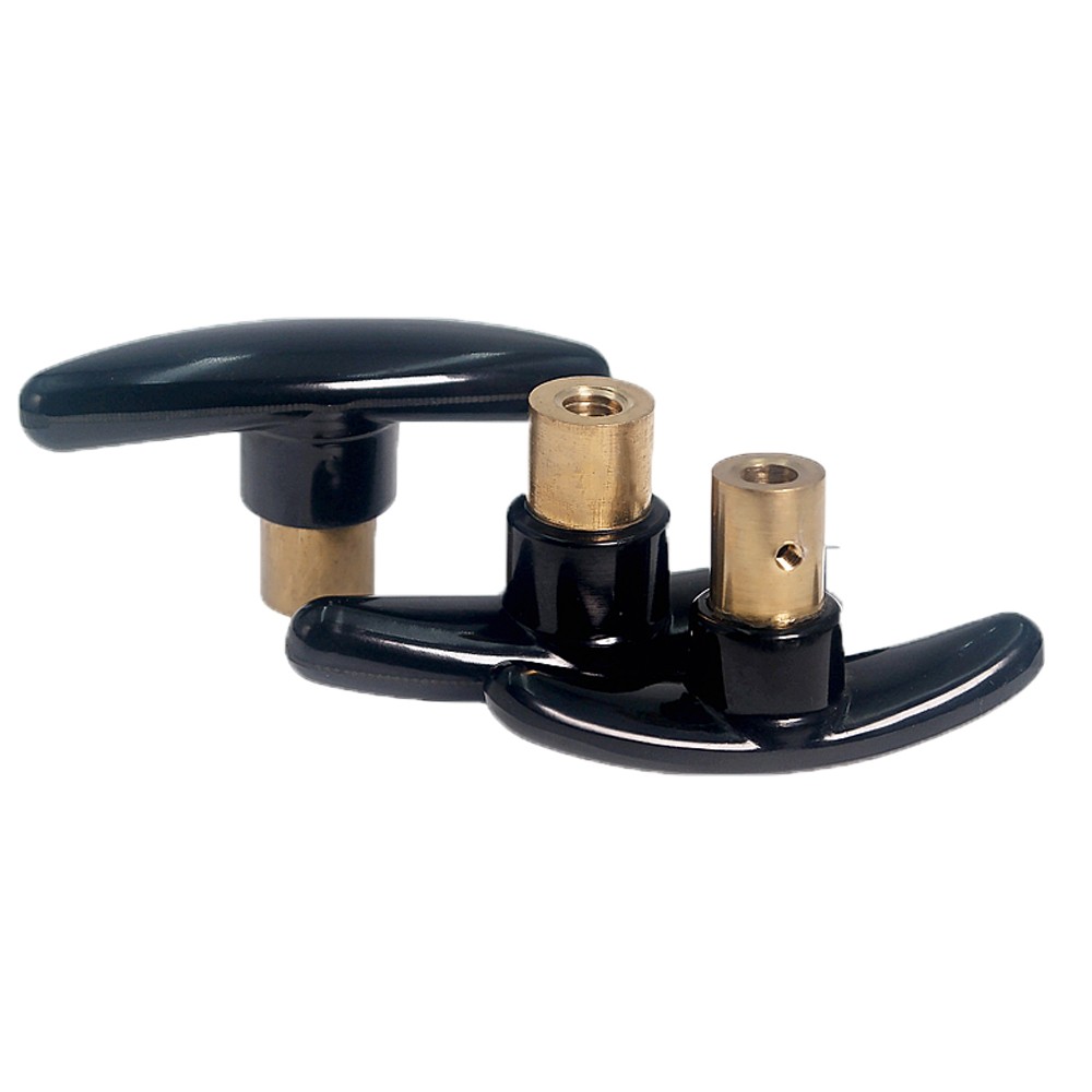 M6 M8 M10 T-Knobs Female Thread Black Plastic Clamping Hand Knobs Nuts Handles
