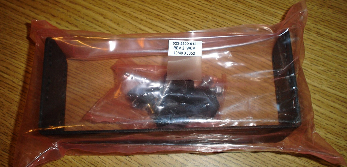 New EF Johnson Mobile Radio Mounting Bracket with Hardware 023-5300-012 NOS