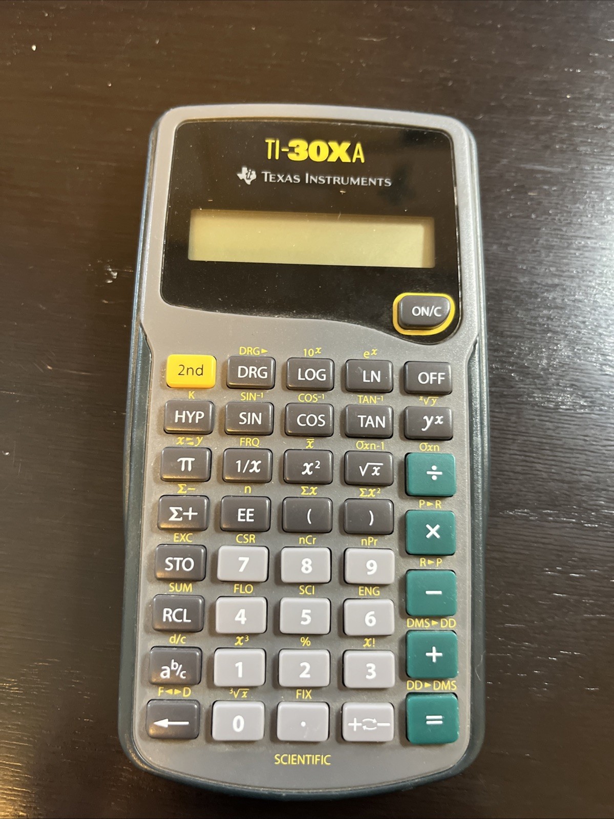 Texas Instruments 30XA Scientific Calculator school college mathematics