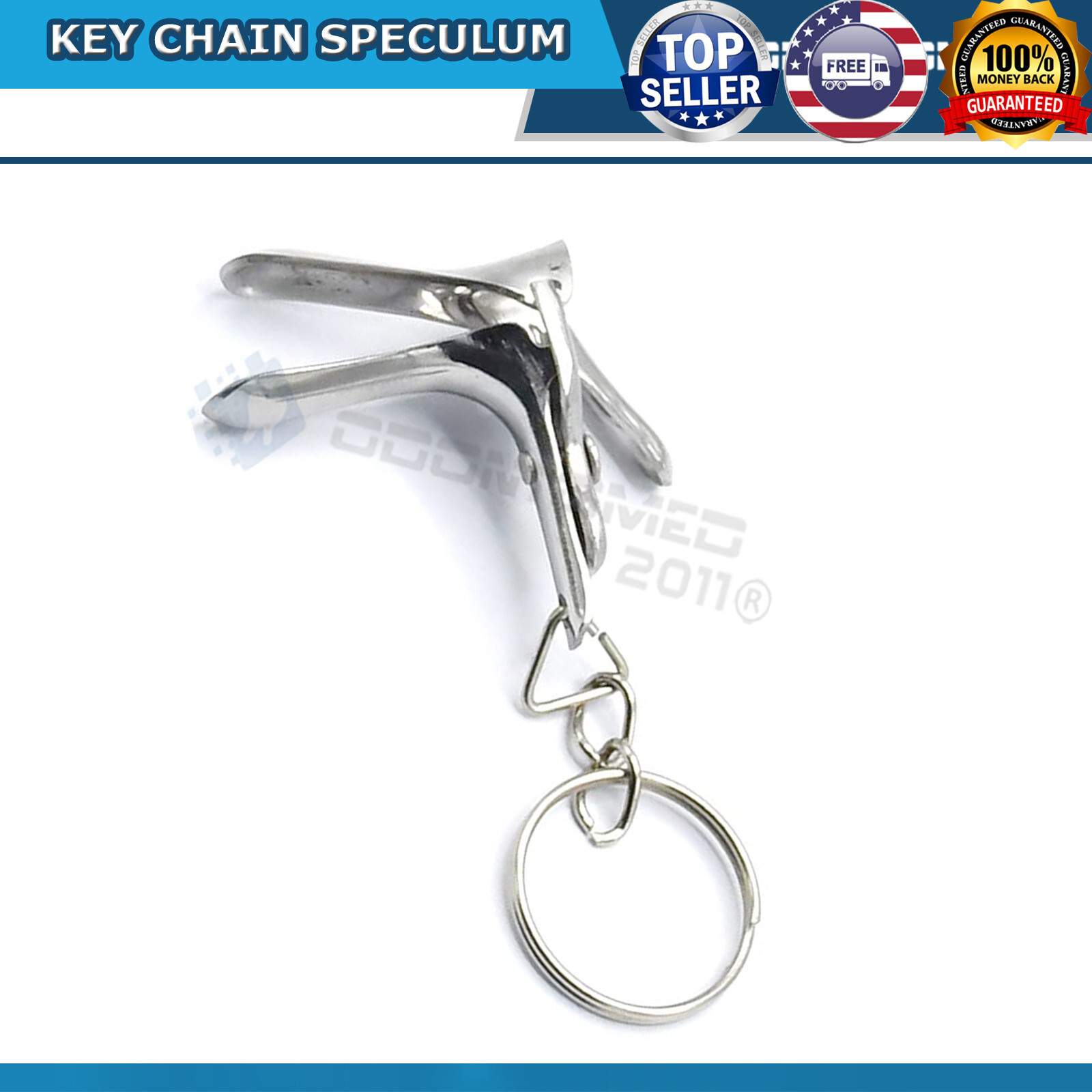20 PIECES GYN Speculum keychain Stainless Steel, NURSE DOCTOR STUDENT GIFT ODM