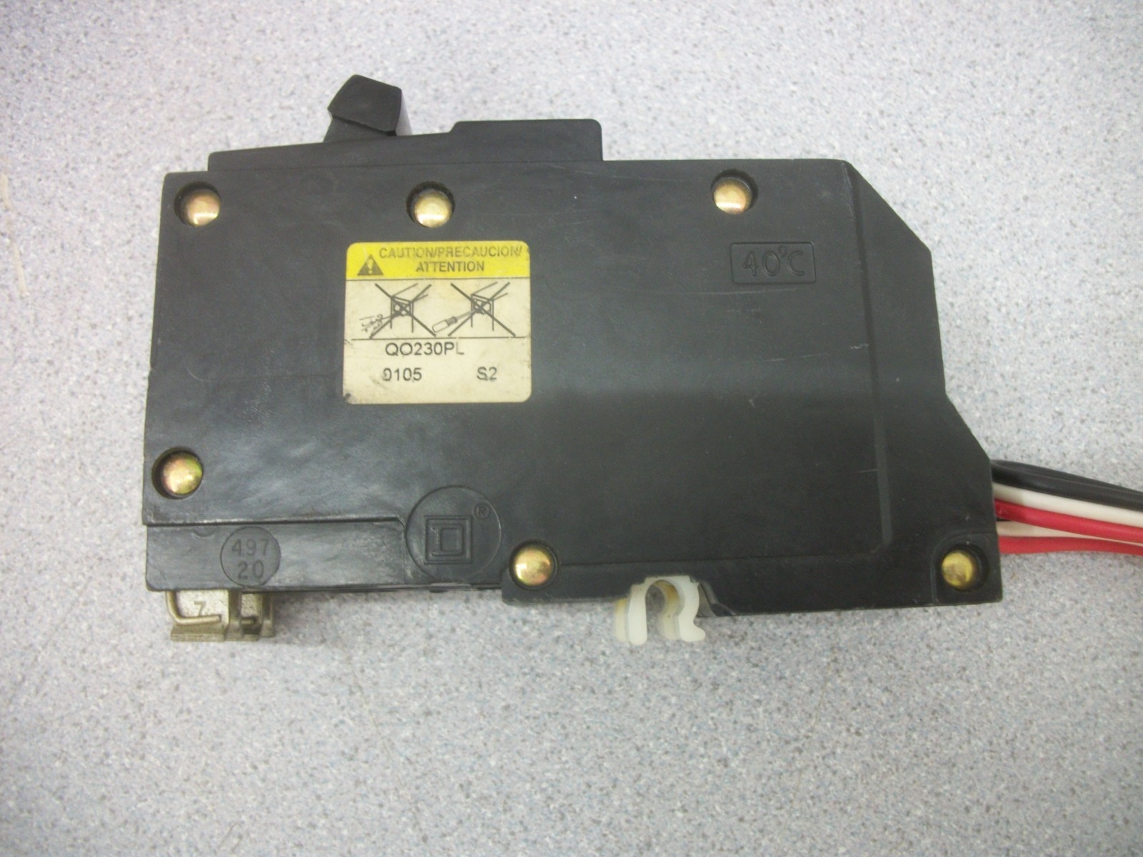 SQUARE D QO-PL REMOTE CIRCUIT BREAKER QO230PL 30AMP 240VOLT 2POLE