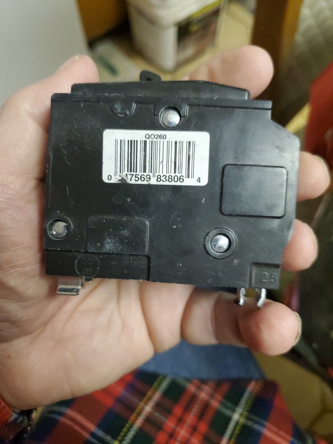 Square D QO260 2-Pole 60-Amp 120/240V Plug-In Circuit Breaker New