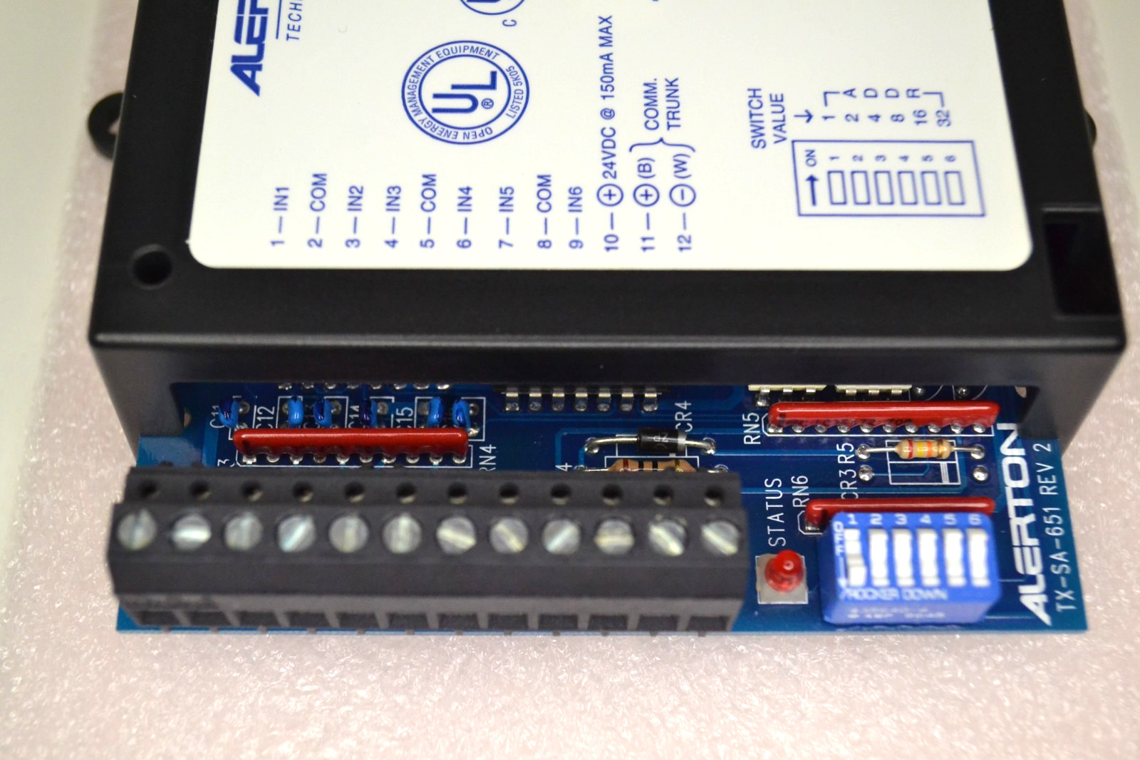 Alerton TX-651-PULSE TX-SA-651 Rev 2 Controller 24VAC HVAC 6 Input 5 Output