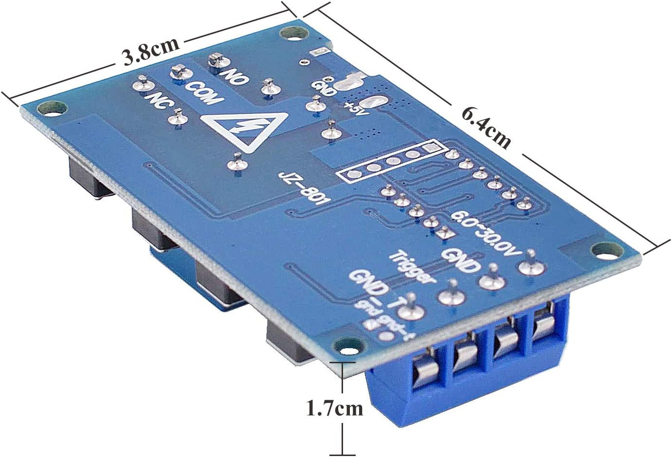 [2 Pack] DC 6-30V Timer Relay Programmable Delay Relay Module Cycle Timer with L