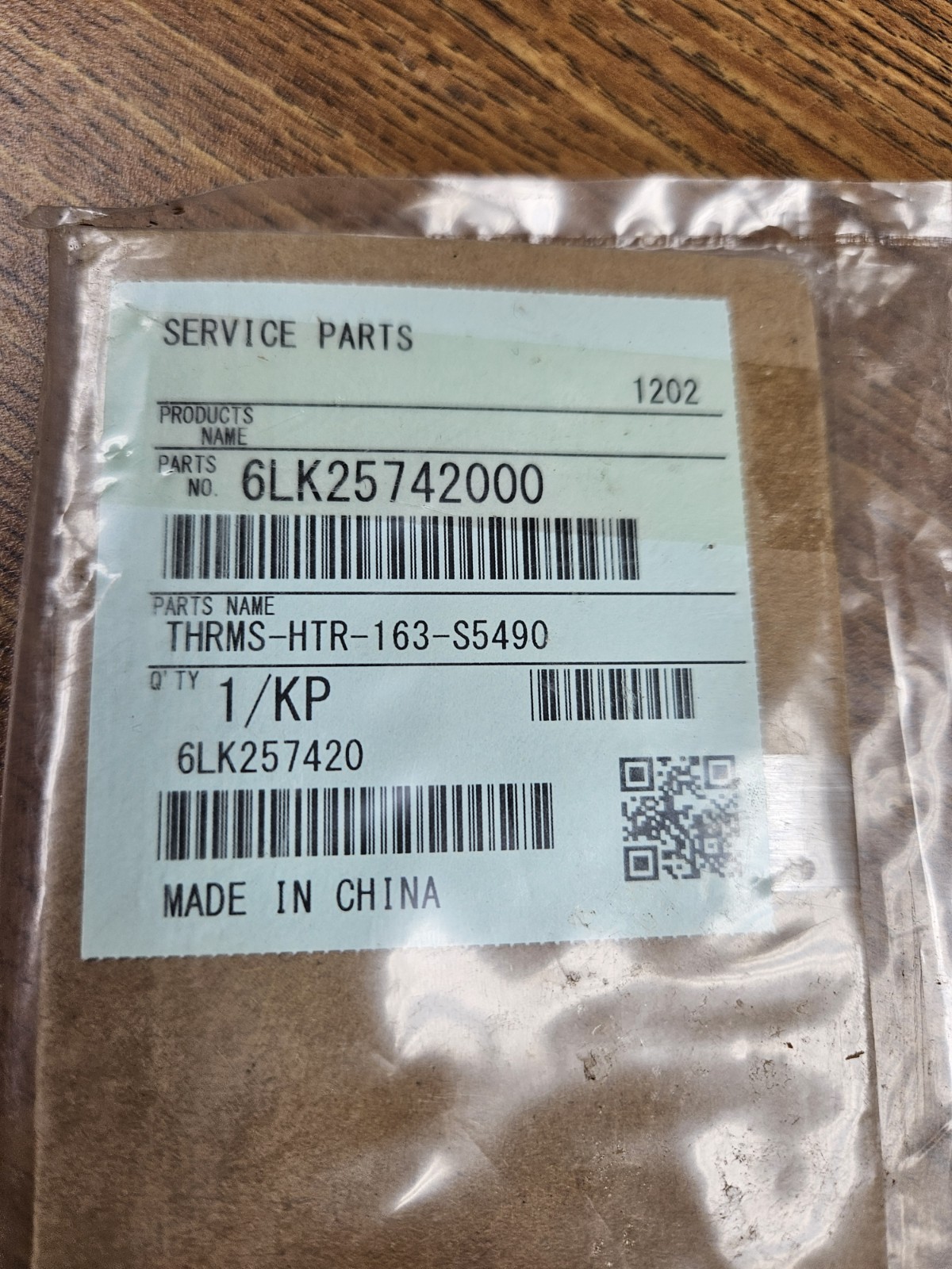 Genuine Toshiba Copier Fuser Thermistor Thermal Fuse Assembly 6LK25742000