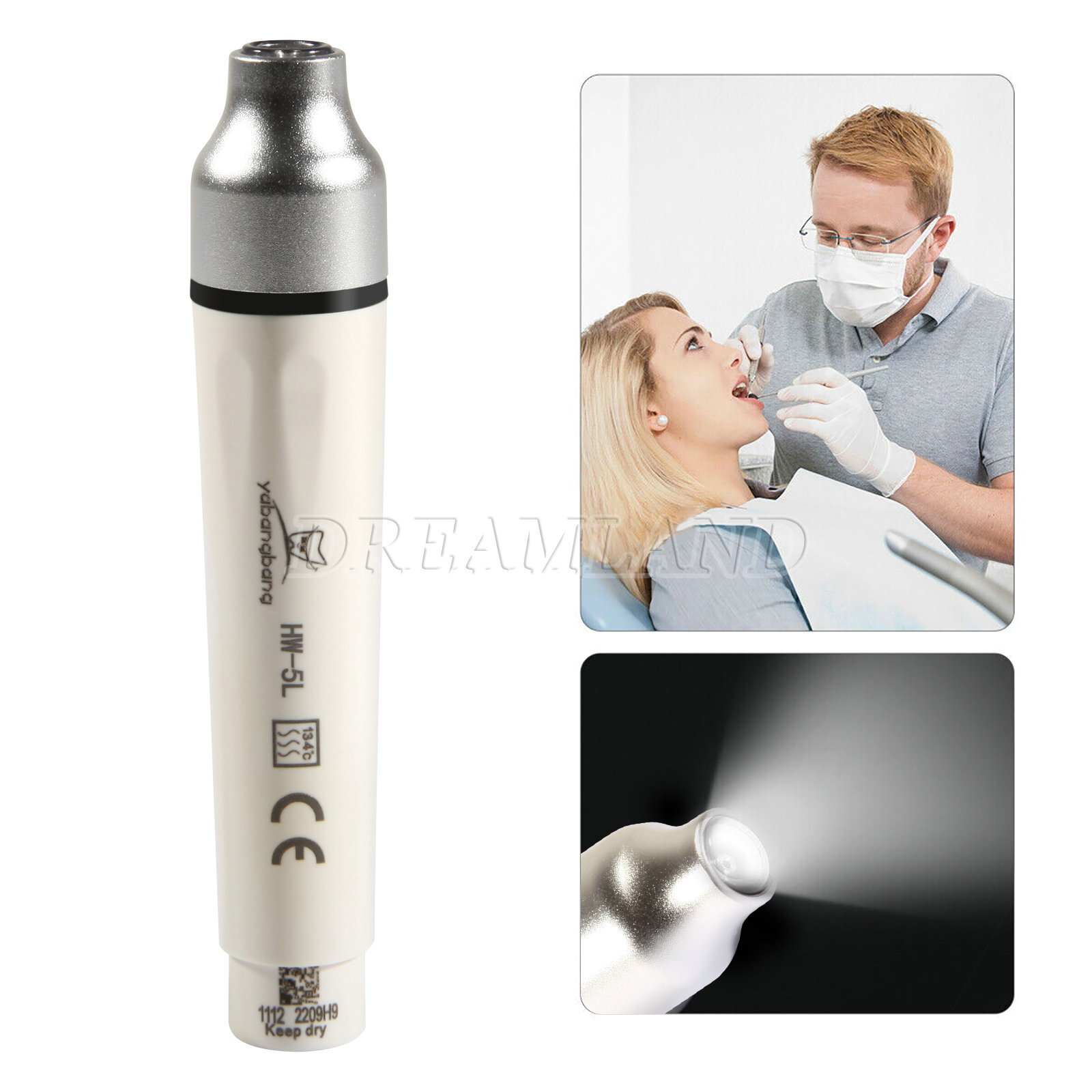 HW-6L Dental Ultrasonic Scaler Handpiece with LED Fit EMS SATELEC NSK