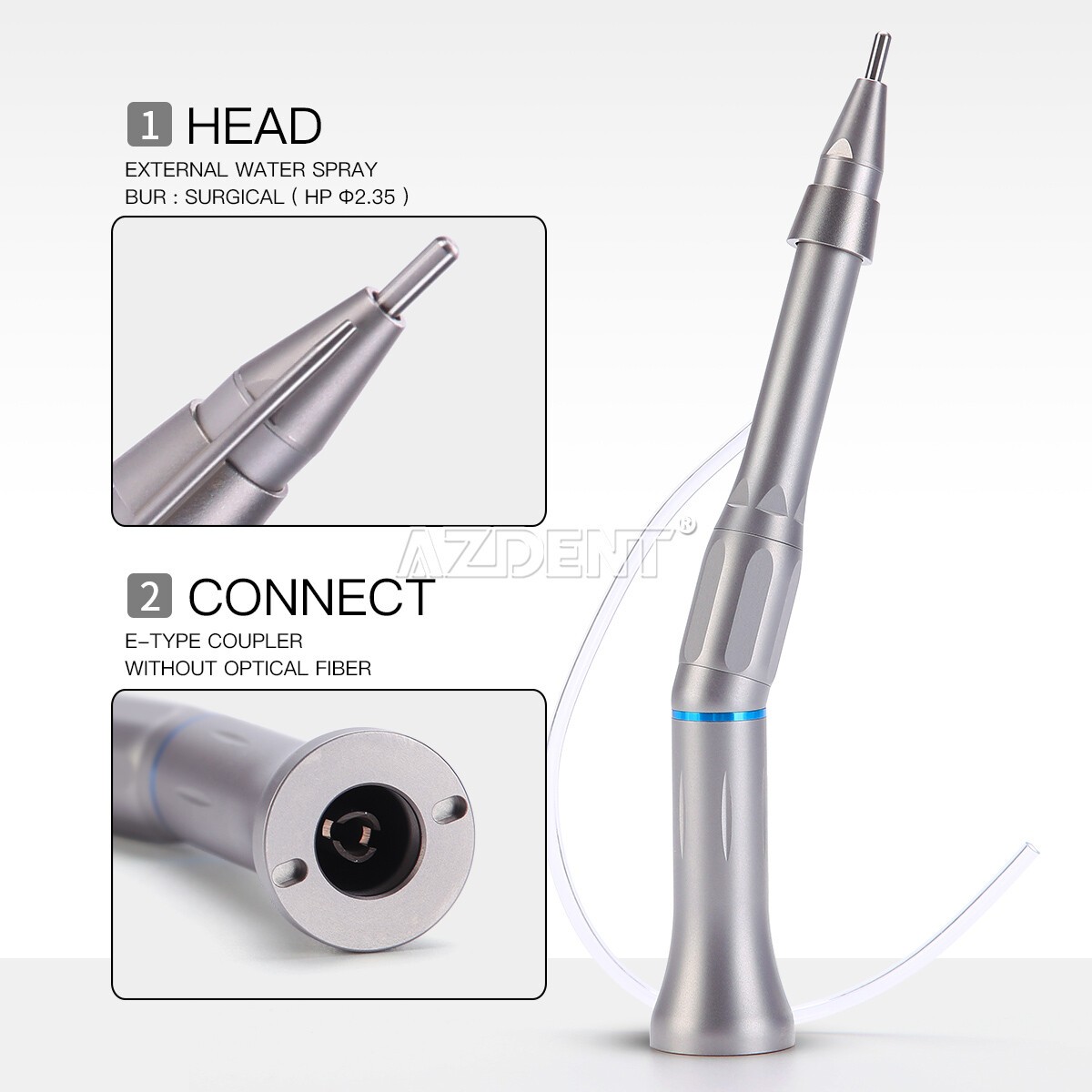 Dental Implant 1:1 Staight 20 Deg Contra Angle Handpiece External Water Spray