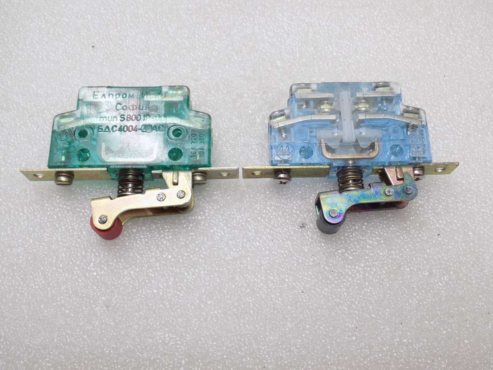 1x Schaltbau S800 IP-00 16A 250V 10A 380V Switch Button