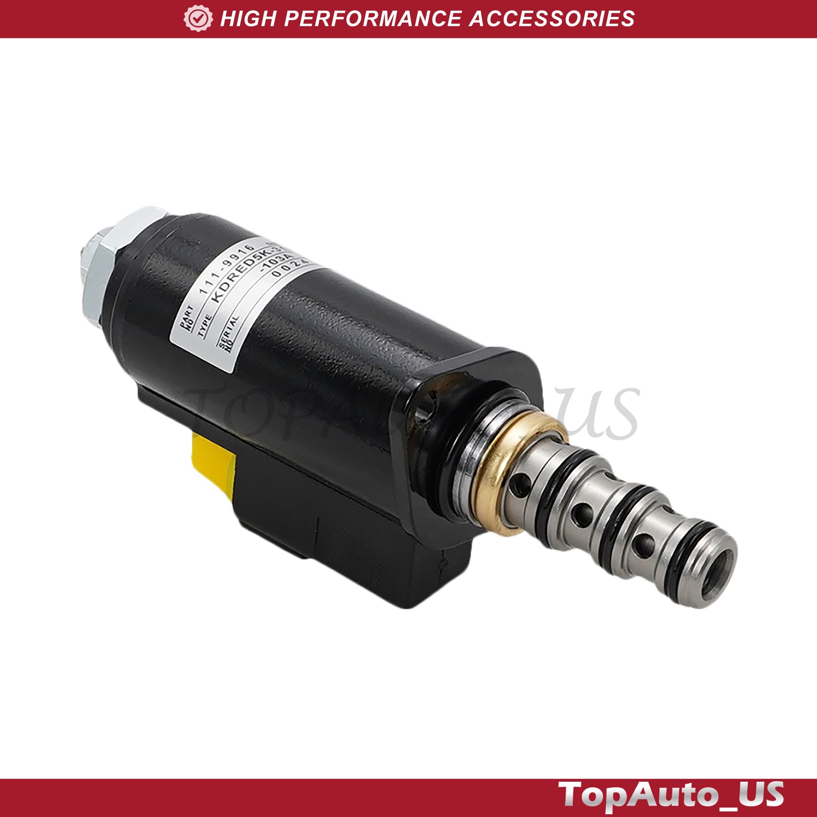 1119916 111-9916 KDRDE5K/31/40E30 Solenoid Valve 24V Fits CAT E200B E320D E320C