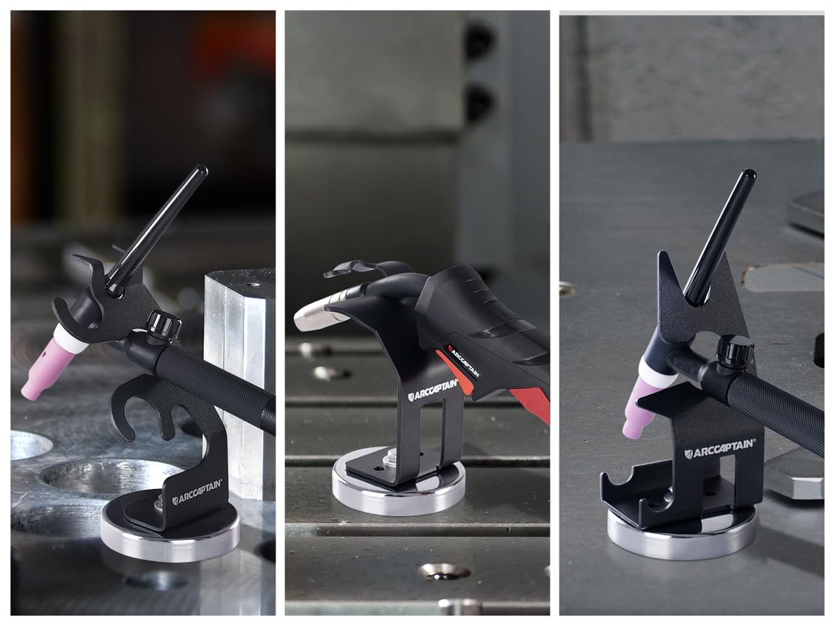 ARCCAPTAIN TIG Welding Torch Holder Strong Magnetic Base Stand for Plasma Cutter