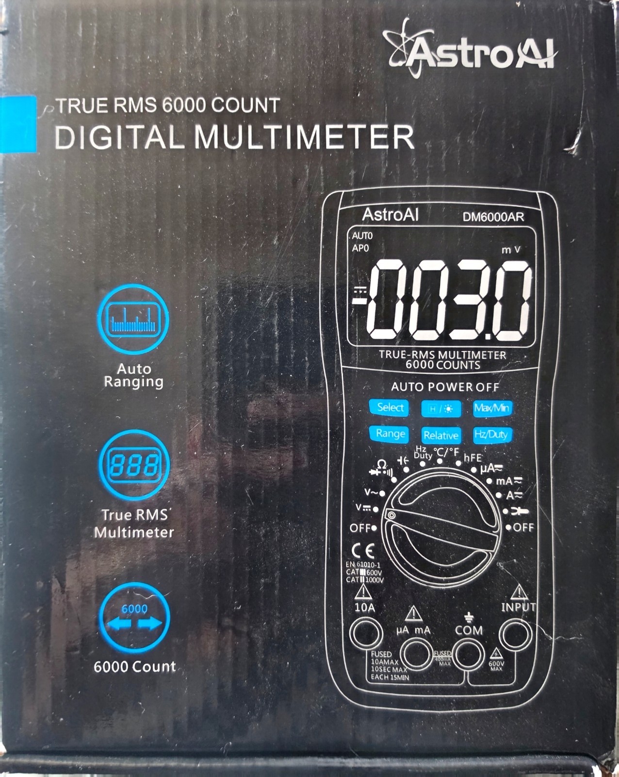 AstroAI DM6000AR True RMS 6000