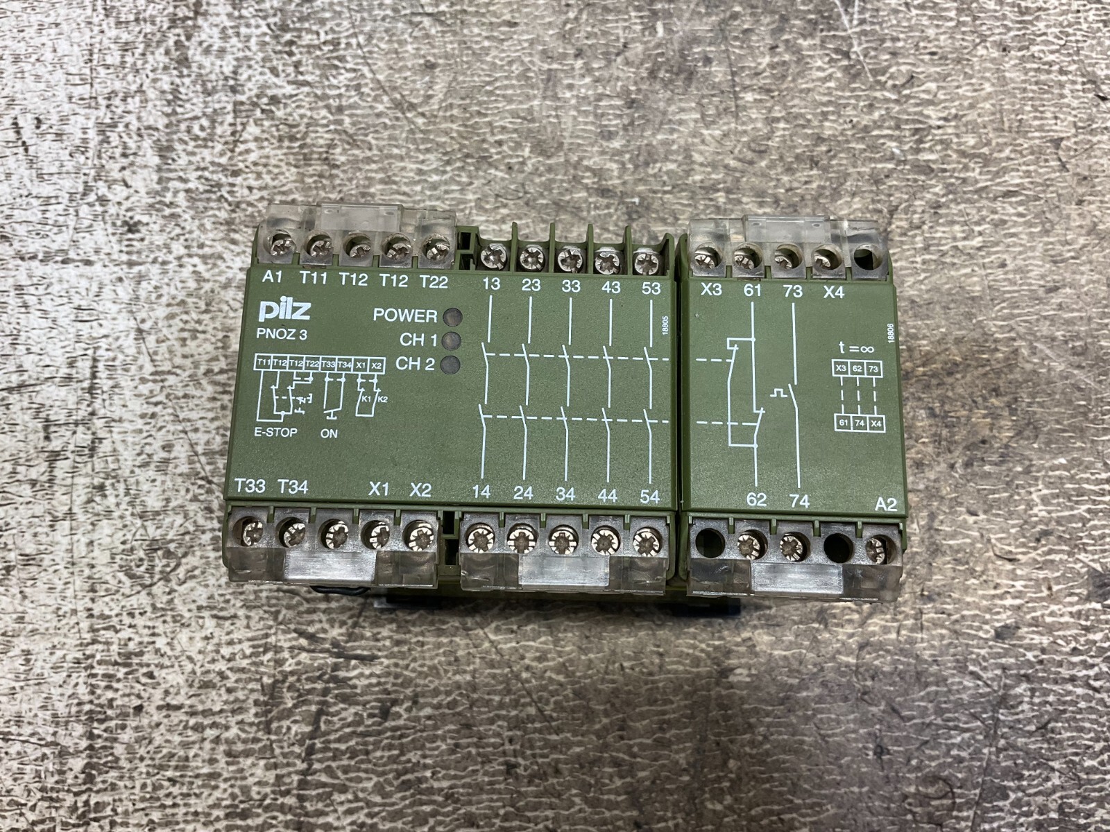 Pilz PNOZ 3 24 V DC 5S10 Safety Relay 24 VDC 474894 PNOZ324VDC5S10