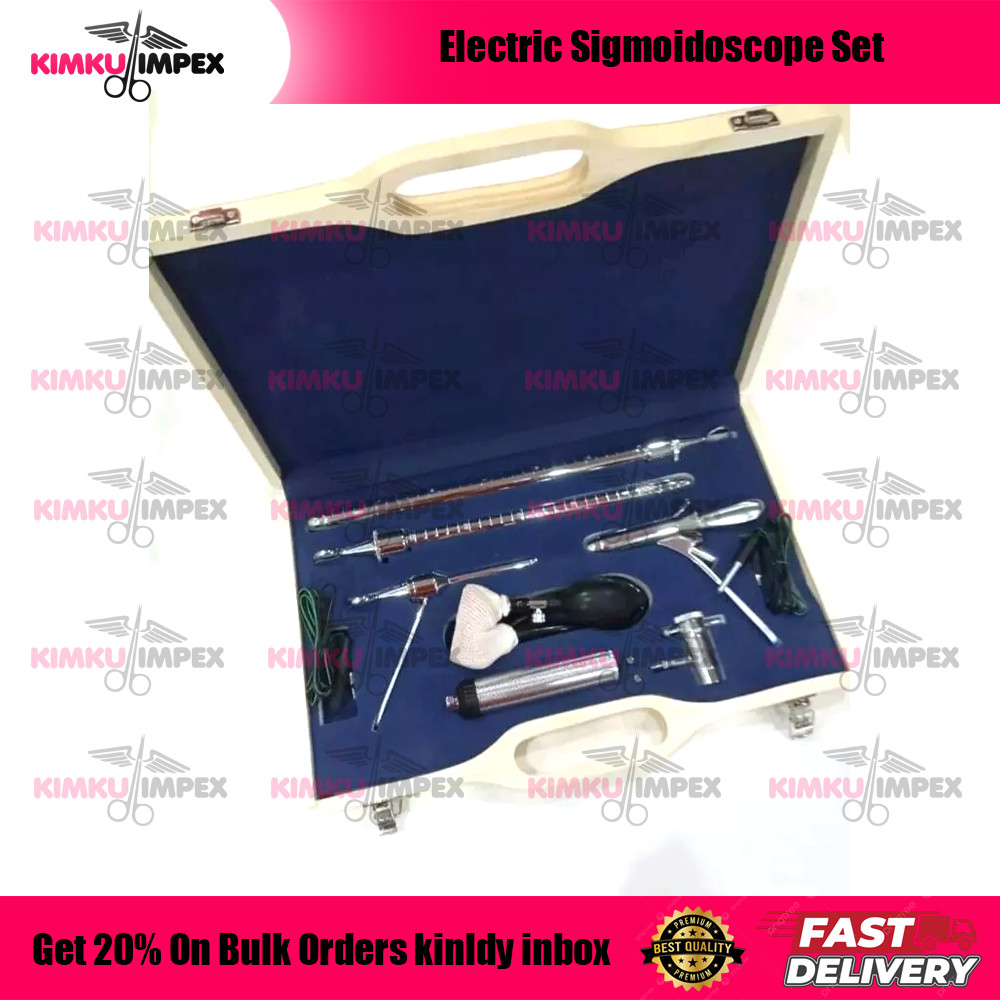 Premium New Electric Sigmoidoscope Set FOR OB/Gynecology/Sigmoidoscopy/Recta