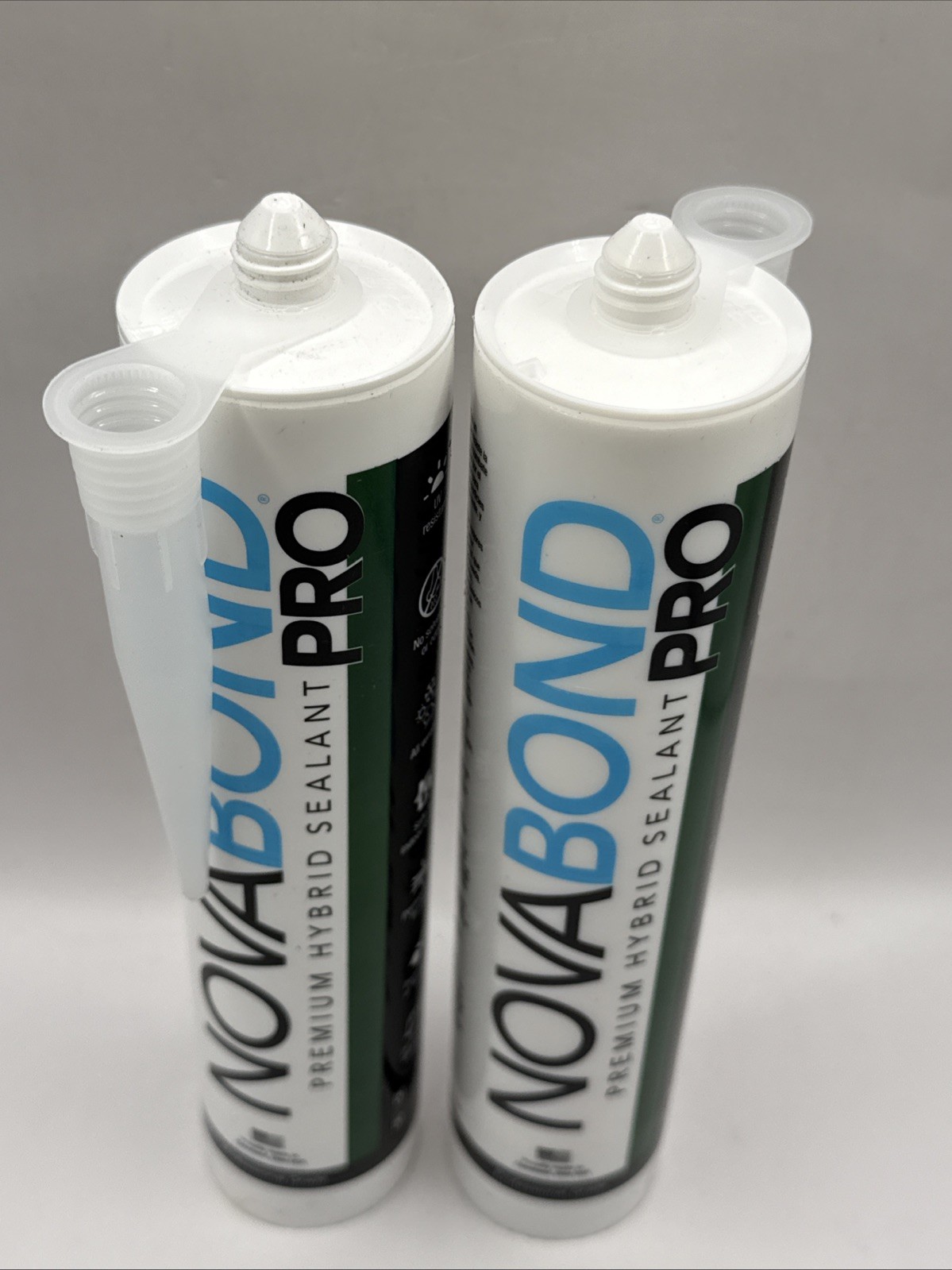 Qty.2, Novabond Pro Premium Hybrid Sealant NBX100 White New