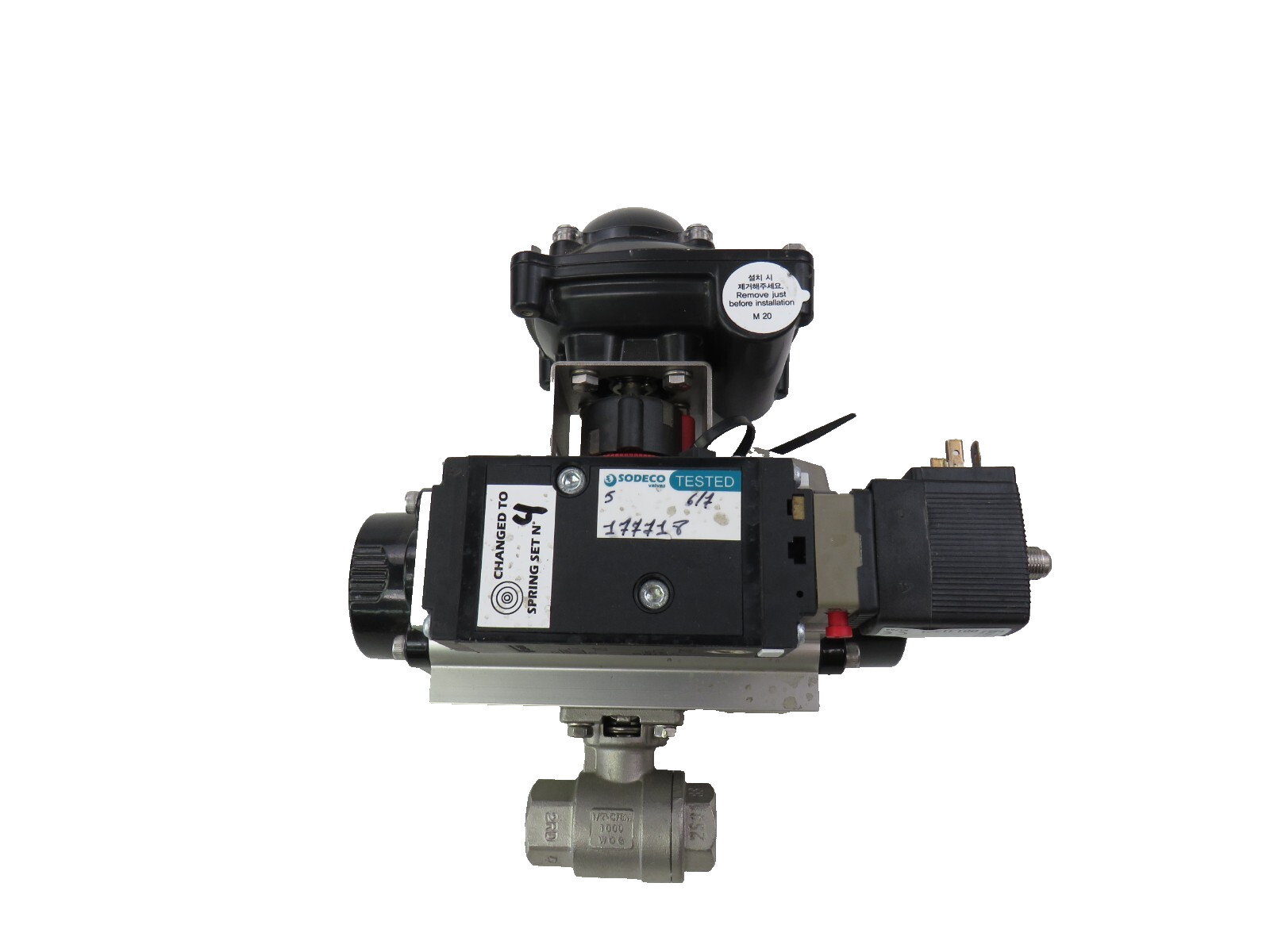 ACTREG EN ISO5211-F04-Y-LD-14 PNEUMATIC ACTUATOR APL-210 6519 W 6.0 00131421