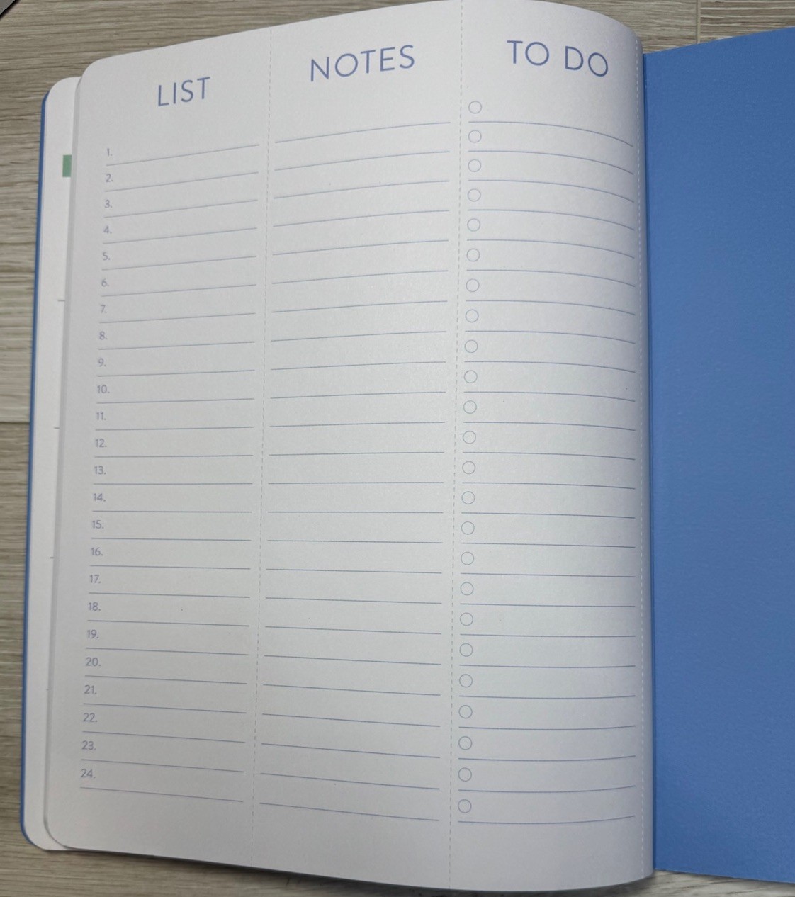 2026 Monthly 12 months Planner Orange Circle Studio OCS BOHO Blue Flowers Medium