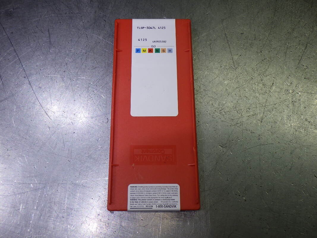 Sandvik Carbide Grooving Inserts QTY10 TLGP-3047L 4125 (LOC2083A)