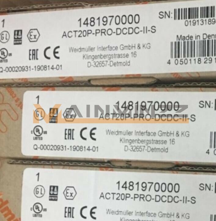 ONE NEW Weidmuller 1481970000 ACT20P-PRO-DCDC-II-S Analog Signal Isolator *hh