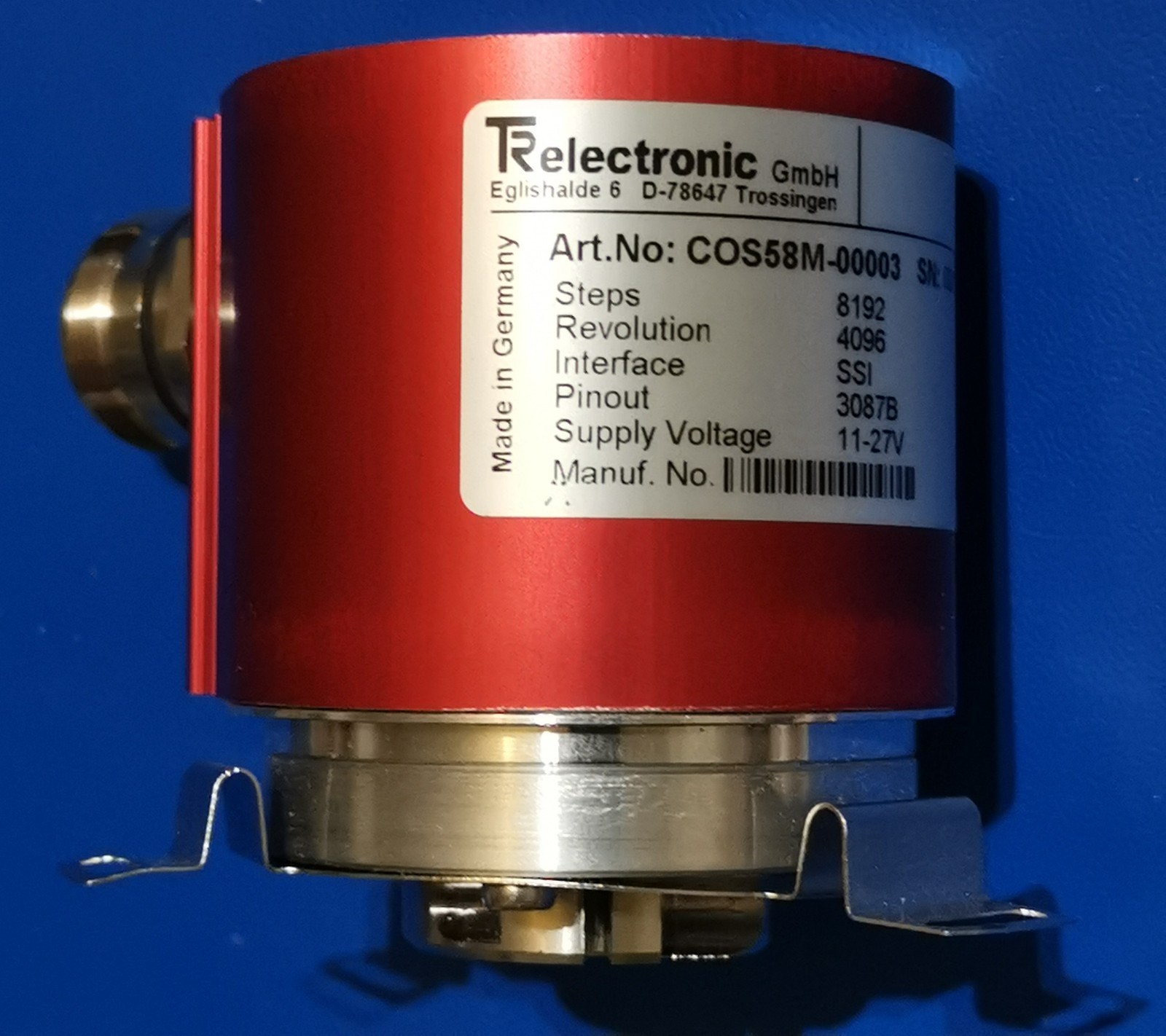 Relectronic CO558M.00003 Absolute Rotary Encoder SSI 8192/4096 11-27V