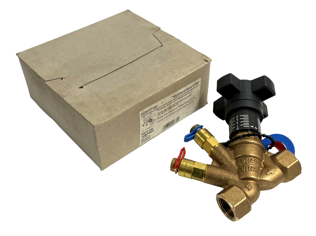 Oventrop 1061004 DN15 Hydrocontrol Balancing Valve 1/2″ 4.2 GPM