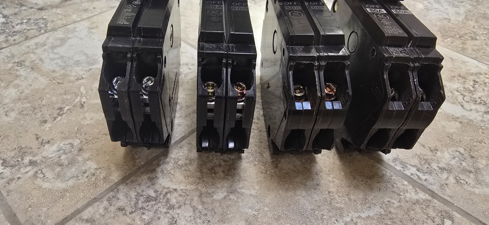 GE THQP250 50A Double-Pole Compact Circuit Breaker