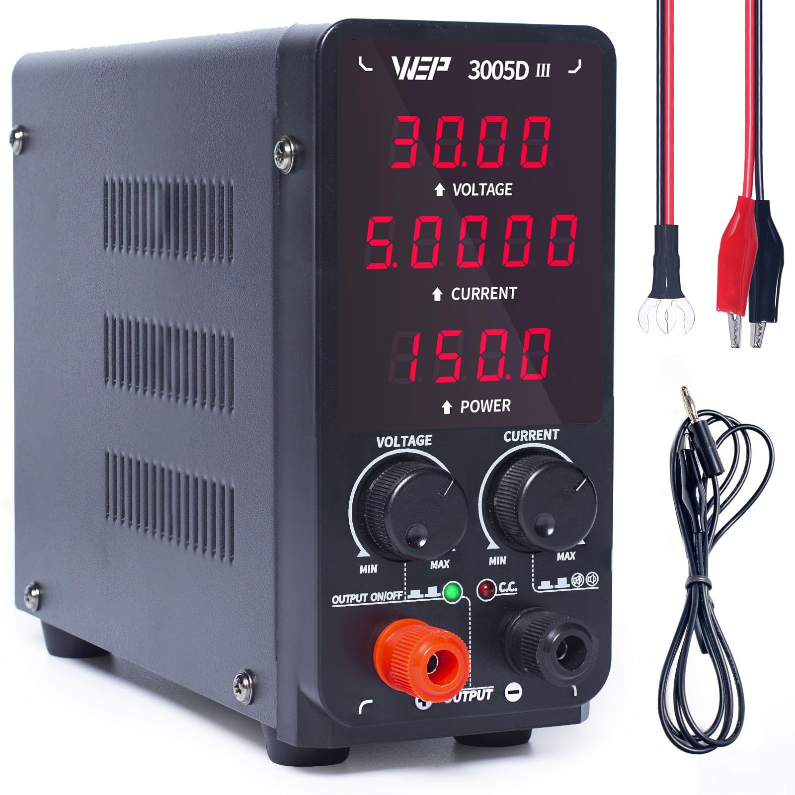 3005D-III DC Variable Power Supply 30.00V 5.0000A High Precision Bench Lab Po…