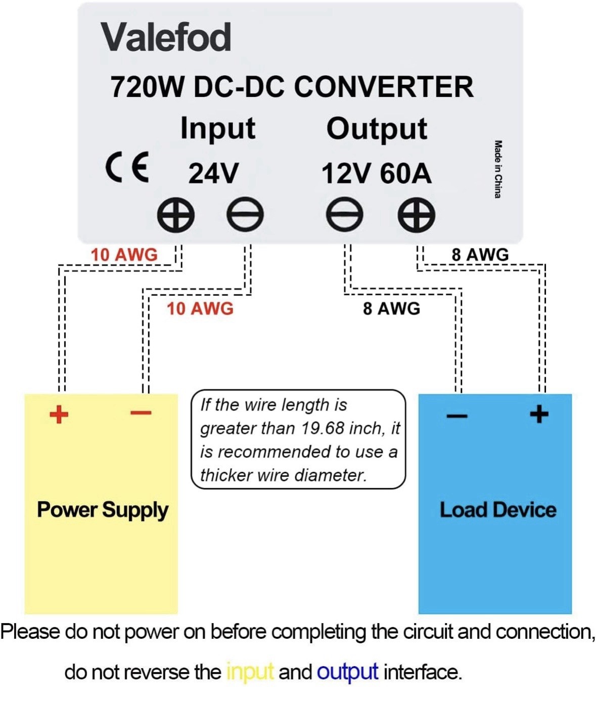 36V/48V to 12V 60A 720W Step-Down Transformer DC to DC Buck Converter DIY Pow…