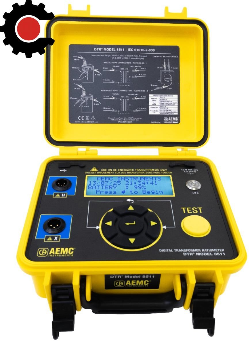 AEMC DTR 8511 Digital Transformer Ratiometer