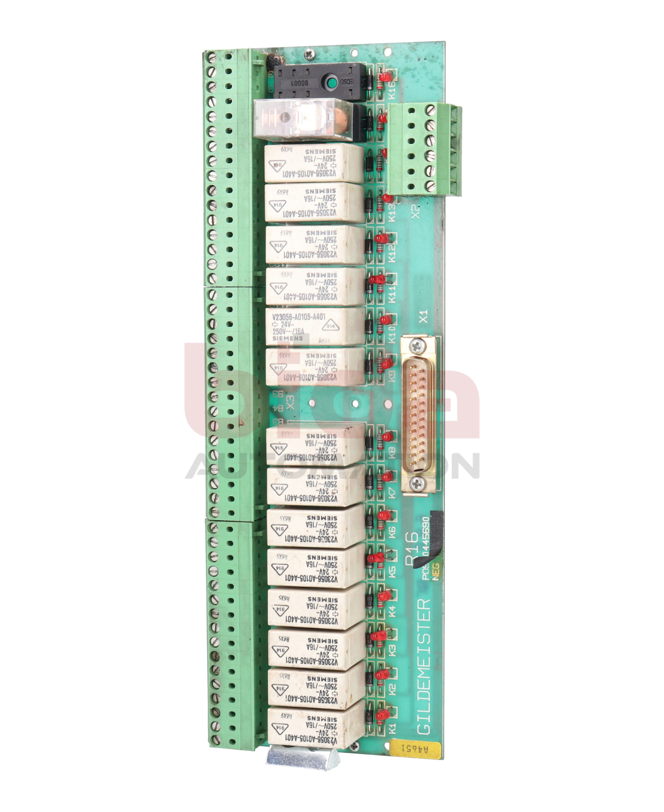 Gildemeister R16 POS 0445690 Relaisplatine Relay Board
