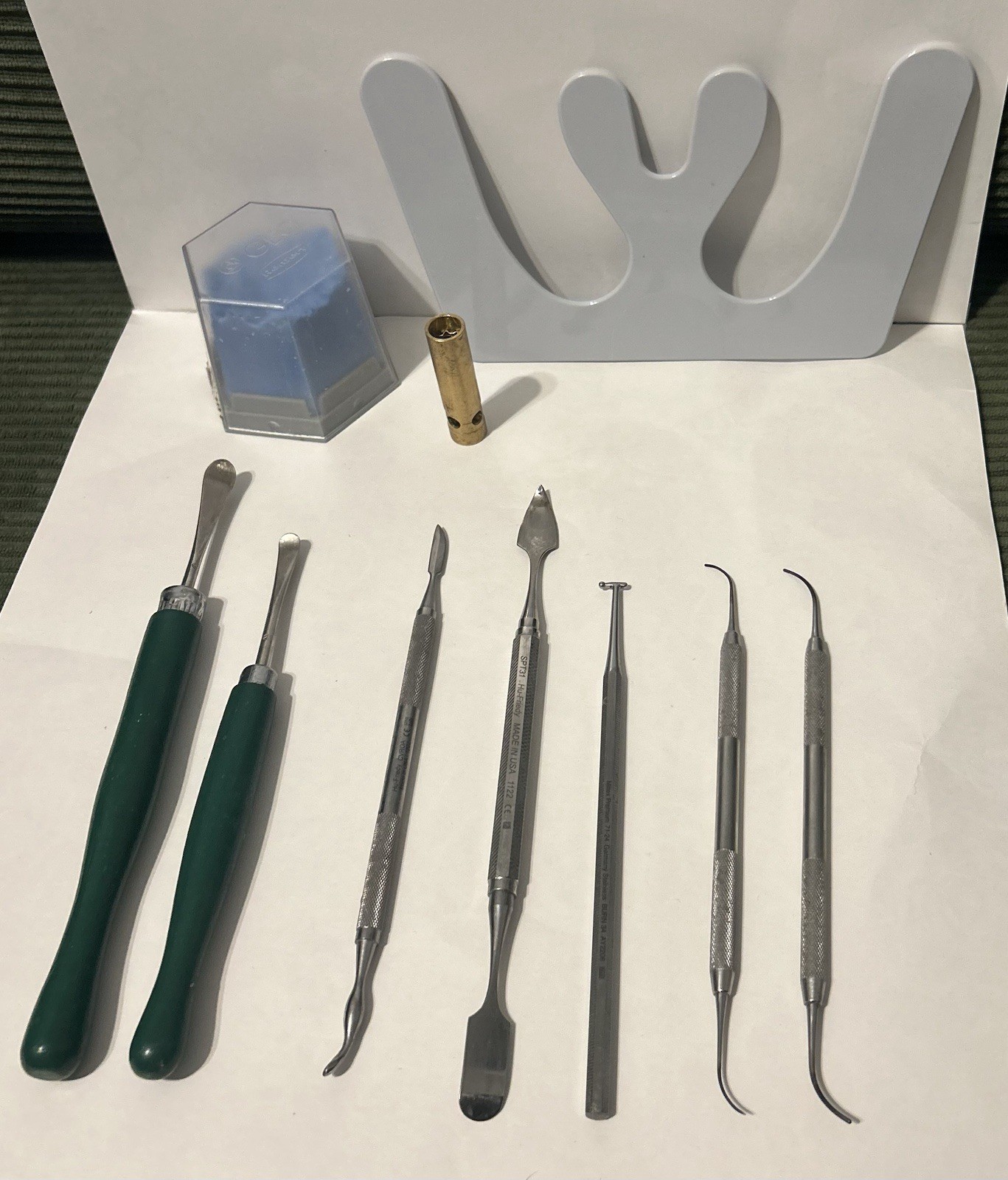 Dental Wax Instrument Lot Hu-Friedy Miltex Renfert PKT carver Foxplane Spatula