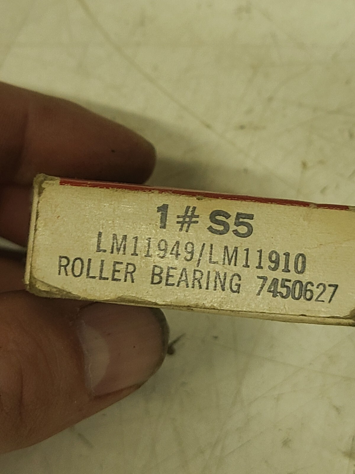 2 Lot Delco NDH Bearing 1# S5 LM11949/LM11910 Roller Bearing, BCA R-10-CC NIB