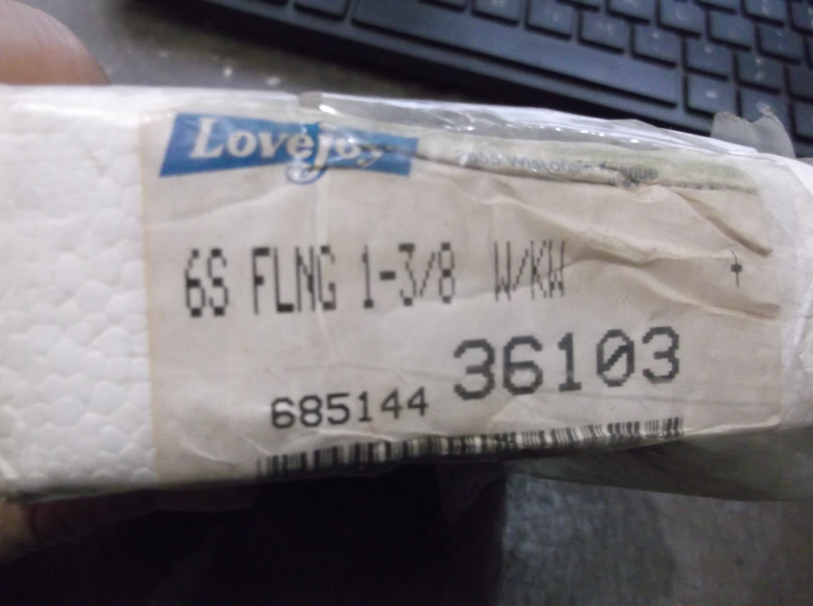 NEW IN PKG LOVEJOY 6S 1-3/8 W/KW FLANGE COUPLING 36103 685144 (249-1)