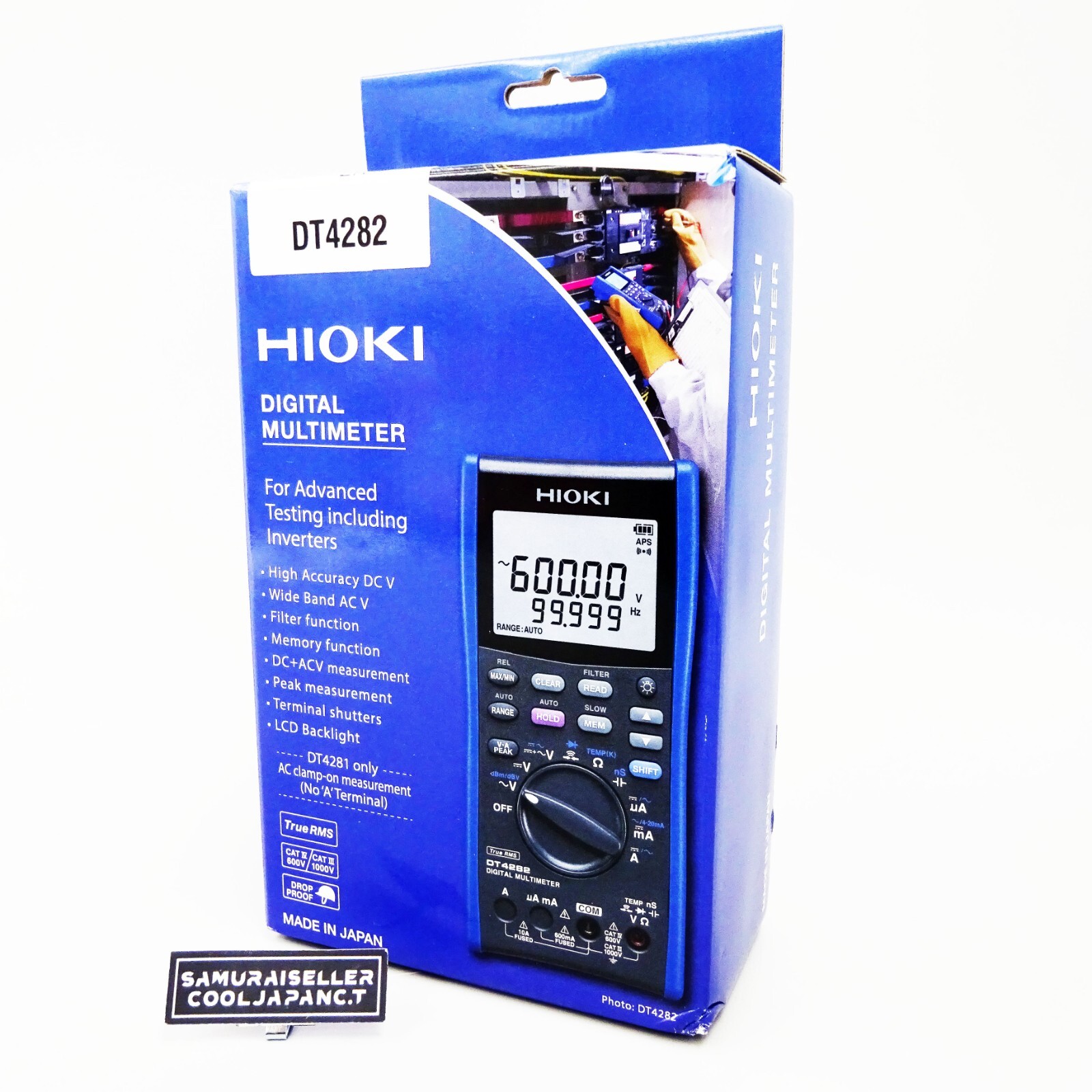 Hioki Electric Dt4282 Digital Multimeter 10A Terminal Mounted Type 508 NEW