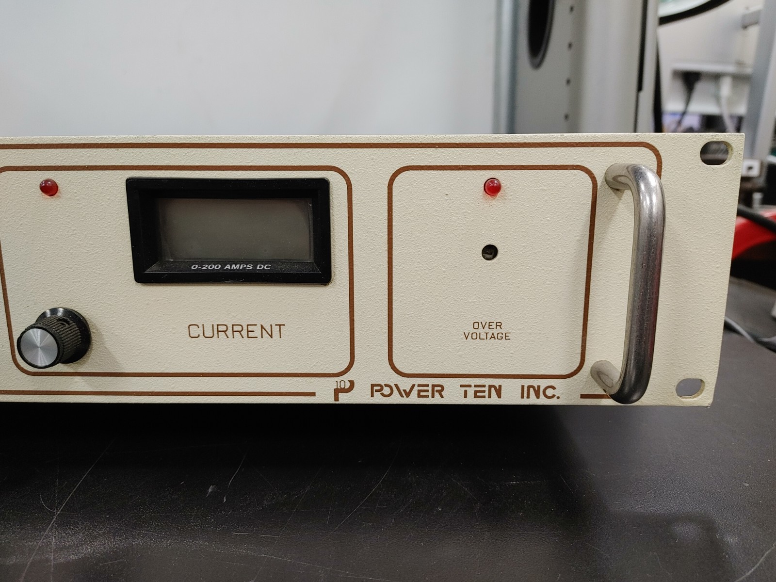 POWER TEN 3400D-10200 0-10 Volts DC 0-200 Amps DC Power Supply