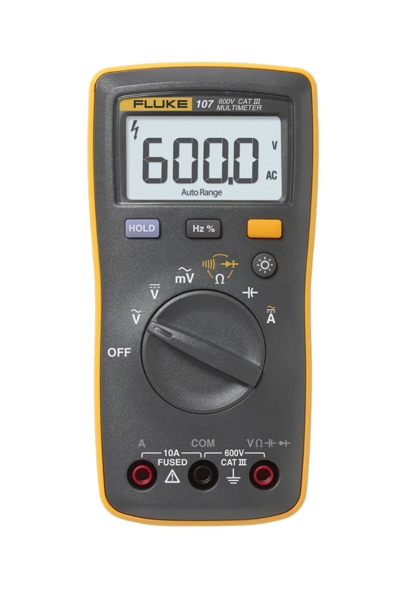 FLUKE Handheld Digital Multimeter 107 AC/DC Current By Fluke 107 Newone